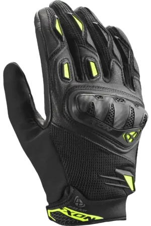 Laatste Versie Handschoenen IXON Rise Air 2 zwart / fluorgeel