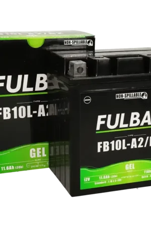 Fulbat - AccuYB10L-A2/B2 Gel 12V 11Ah onderhoudsvrij Bestseller