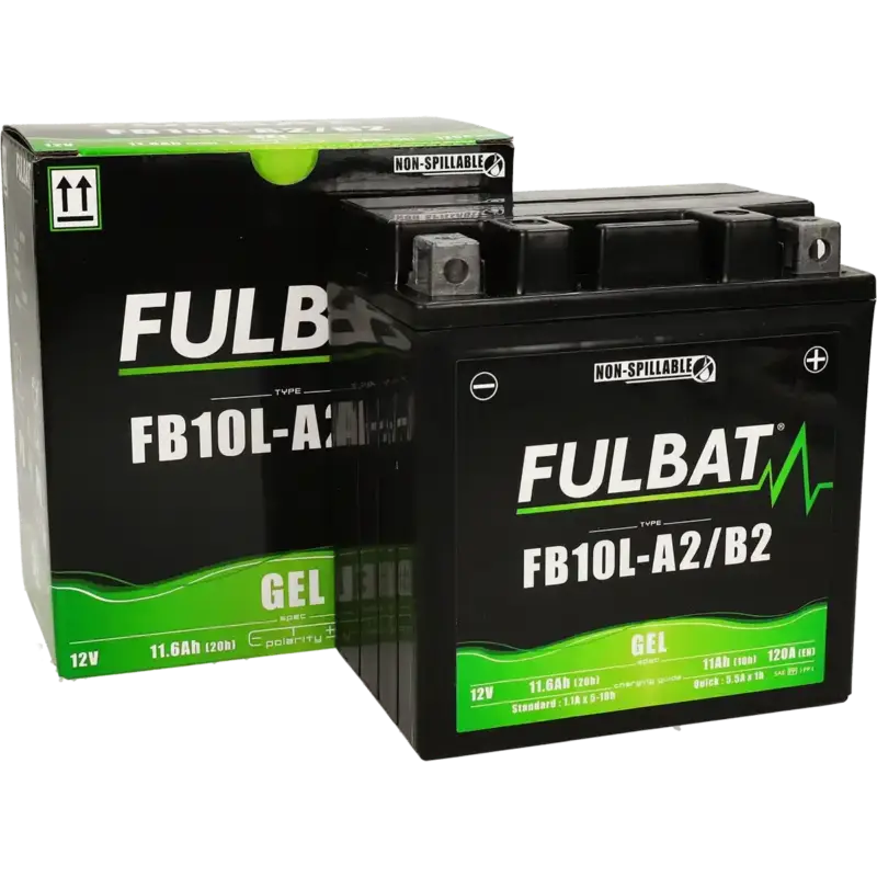 Fulbat - AccuYB10L-A2/B2 Gel 12V 11Ah onderhoudsvrij Bestseller