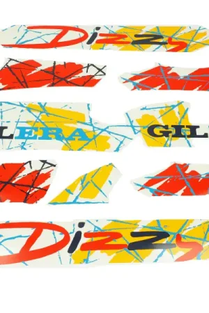 Koop Vandaag Falko - Stickerset Gilera Citta Dizzy oranje/rood