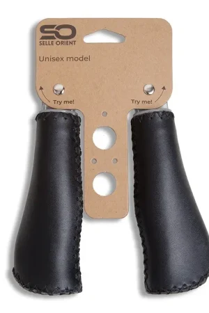 Selle Orient - Set Handvatten Leder Zwart - 130mm Nieuw