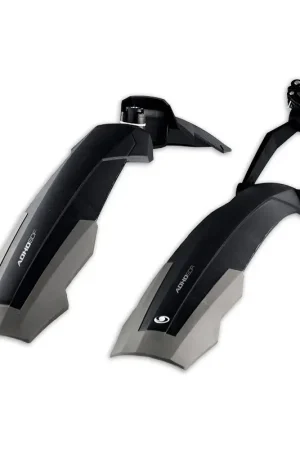 Direct Verzonden Simpla -Spatbordenset adhd short 26/27.5 inch zwart/titaangrijs