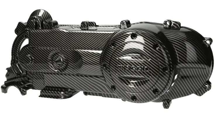 Kickstartdeksel Piaggio Zip 50cc 4 takt hoogglans carbon Bestseller