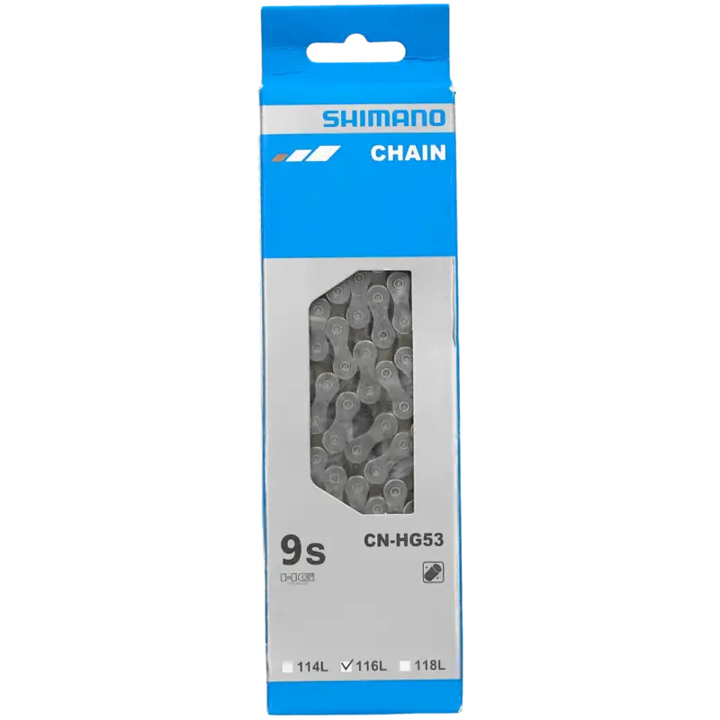 Direct Verzonden Shimano - Ketting 9 speedHG53 Deore/LX/Tiagra 116 schakels