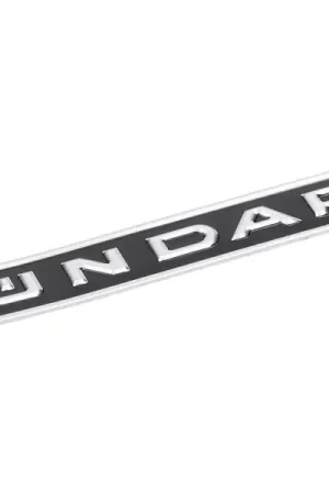 Plakembleem Zundapp logo zwart / zilver (Aluminium) Koop Vandaag