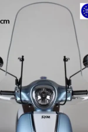 Windscherm hoog voor Sym Fiddle III 73cm (made in EU) Gratis Retour