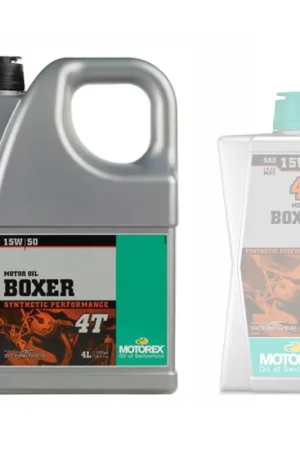 Exclusieve Aanbieding Motorex Boxer 4T 15W/50 4L