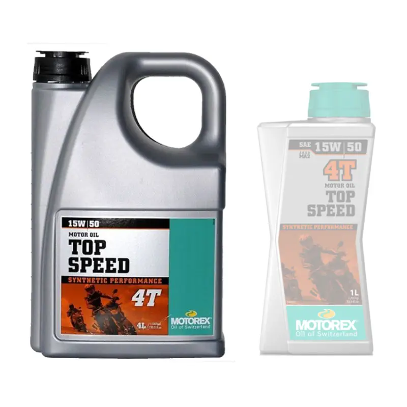 Lage Prijs Motorex Top Speed 4T 15W/50 4L
